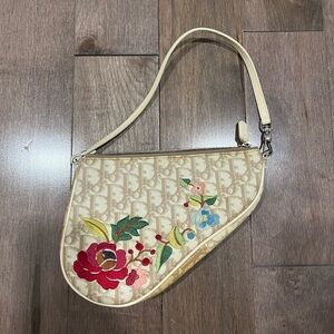 Vintage Christian Dior saddle bag